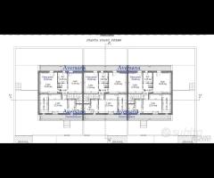 Ville stile moderno con piscina giugliano parete - 11