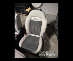 Interni 500 x pelle bianca