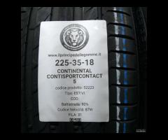 2 GOMME 225 35 18 CONTINENTAL A52223