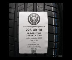 2 GOMME 225 40 18 BRIDGESTONE A52209