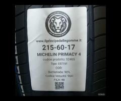 4 GOMME 215 60 17 MICHELIN A52465