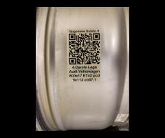 4 Cerchi Lega 17 pollici Audi-Volkswagen - 7