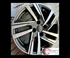 4 CERCHI IN LEGA ORIGINALI R16 PEUGEOT 208 NEW