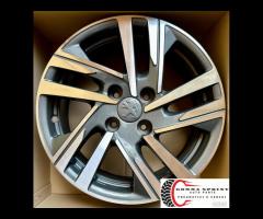 4 CERCHI IN LEGA ORIGINALI R16 PEUGEOT 208 NEW