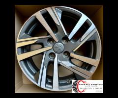 4 CERCHI IN LEGA ORIGINALI R16 PEUGEOT 208 NEW - 7