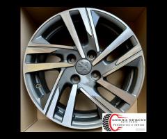 4 CERCHI IN LEGA ORIGINALI R16 PEUGEOT 208 NEW - 8