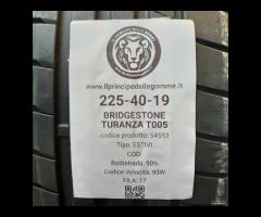 2 GOMME 225 40 19 BRIDGESTONE A54553