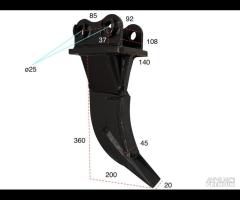 RIPPER RSV per miniescavatore DA 6q A 18Q