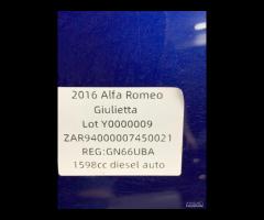 PORTA PORTIERA POSTERIORE DESTRA DX ALFA ROMEO GIU - 24