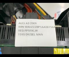 PANNELLO COMANDO CLIMA RISCALDAMENTO AUDI A3 2009 - 8