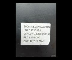 CENTRALINA MOTORE ECU 2006 NISSAN NAVARA 2004-2024 - 12