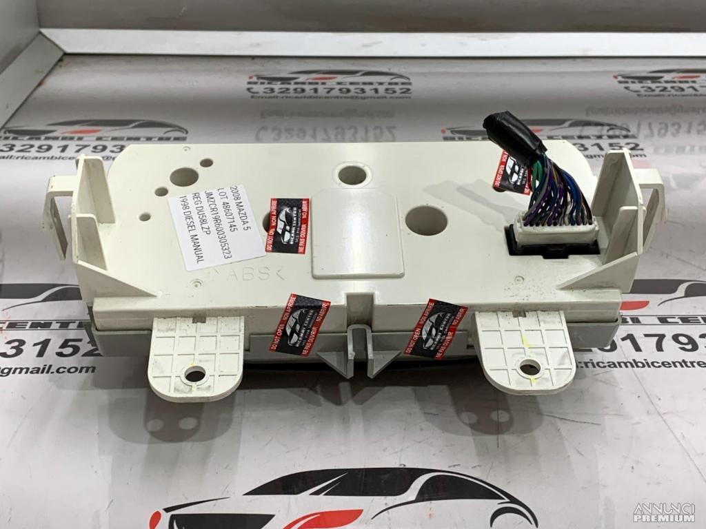PANNELLO COMANDO CLIMA RISCALDAMENTO MAZDA 5 2008 - 16/18