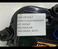 PANNELLO COMANDO CLIMA RISCALDAMENTO VW GOLF MK7 V - 16