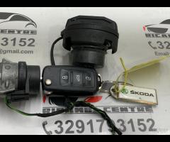 BLOCCHETTO ACCENSIONE CON CHIAVE SKODA FABIA 2012
