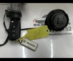 BLOCCHETTO ACCENSIONE CON CHIAVE SKODA FABIA 2012 - 11
