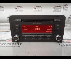 AUTORADIO MULTIMEDIA LETTORE CD AUDI A3 2009 8P003