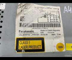 AUTORADIO MULTIMEDIA LETTTORE CD AUDI A4 2009 8T20 - 8