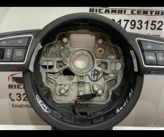 VOLANTE  MULTIFUNZIONE STERZO IN PELLE NERA AUDI A - 7