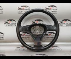 VOLANTE STERZO IN PELLE NERO/ALLUMINIO VOLKSWAGEN
