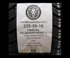 2 GOMME 225 55 16 UNIROYAL A55216