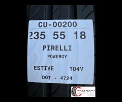 2 PNEUMATICI 235/55 R18 PIRELLI ESTIVE 75%