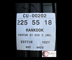 2 PNEUMATICI 225/55 R18 HANKOOK ESTIVE 75%