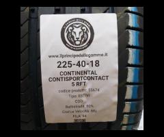 2 GOMME 225 40 18 CONTINENTAL A55674