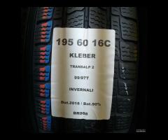 4 GOMME 195 60 16C KLEBER BR988