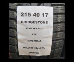 4 GOMME 215 40 17 BRIDGESTONE BR1006