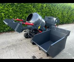 Dumper RSV con betoniera e pala autocaricante