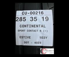 2 PNEUMATICI 285/35 R19 CONTINENTAL ESTIVE 80% - 6