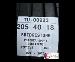 4 PNEUMATICI 205/40 R18 BRIDGESTONE ESTIVE 80% - 10