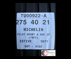 4 PNEUMATICI 275/40 315/35 R21 MICHELIN ESTIVE 80% - 13