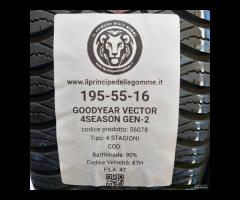 2 GOMME 195 55 16 GOODYEAR A56078