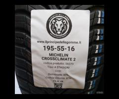 2 GOMME 195 55 16 MICHELIN A56070