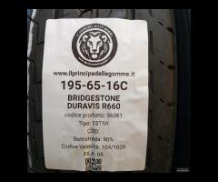 2 GOMME 195 65 16C BRIDGESTONE A56061