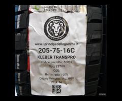 2 GOMME 205 75 16C KLEBER A56032