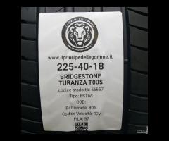 2 GOMME 225 40 18 BRIDGESTONE A56657