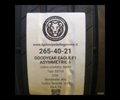2 GOMME 265 40 21 GOODYEAR A56665