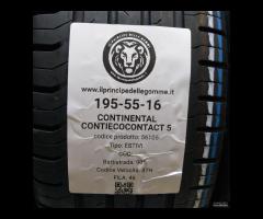 4 GOMME 195 55 16 CONTINENTAL A56105