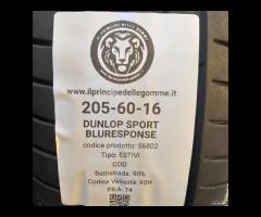 2 GOMME 205 60 16 DUNLOP A56802