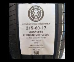 2 GOMME 215 60 17 GOODYEAR A56781