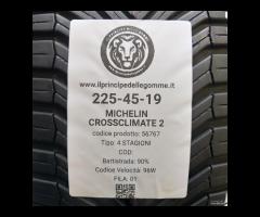 2 GOMME 225 45 19 MICHELIN A56767