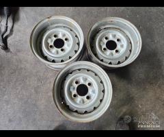 3 Cerchi In Ferro CMR A Canale Rovesciato Fulvia