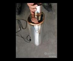silenziatore tuning con valvola aftermarket nuovo