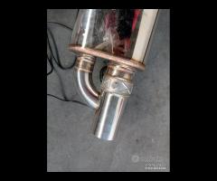 silenziatore tuning con valvola aftermarket nuovo - 6