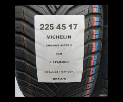 2 GOMME 225 45 17 MICHELIN BR1076