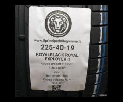 2 GOMME 225 40 19 ROYALBLACK A57500
