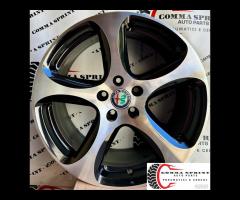 4 CERCHI IN LEGA ORIGINALI R18 ALFA ROMEO STELVIO
