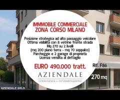 IMMOBILE COMMERCIALE IN ZONA CORSO MILANO